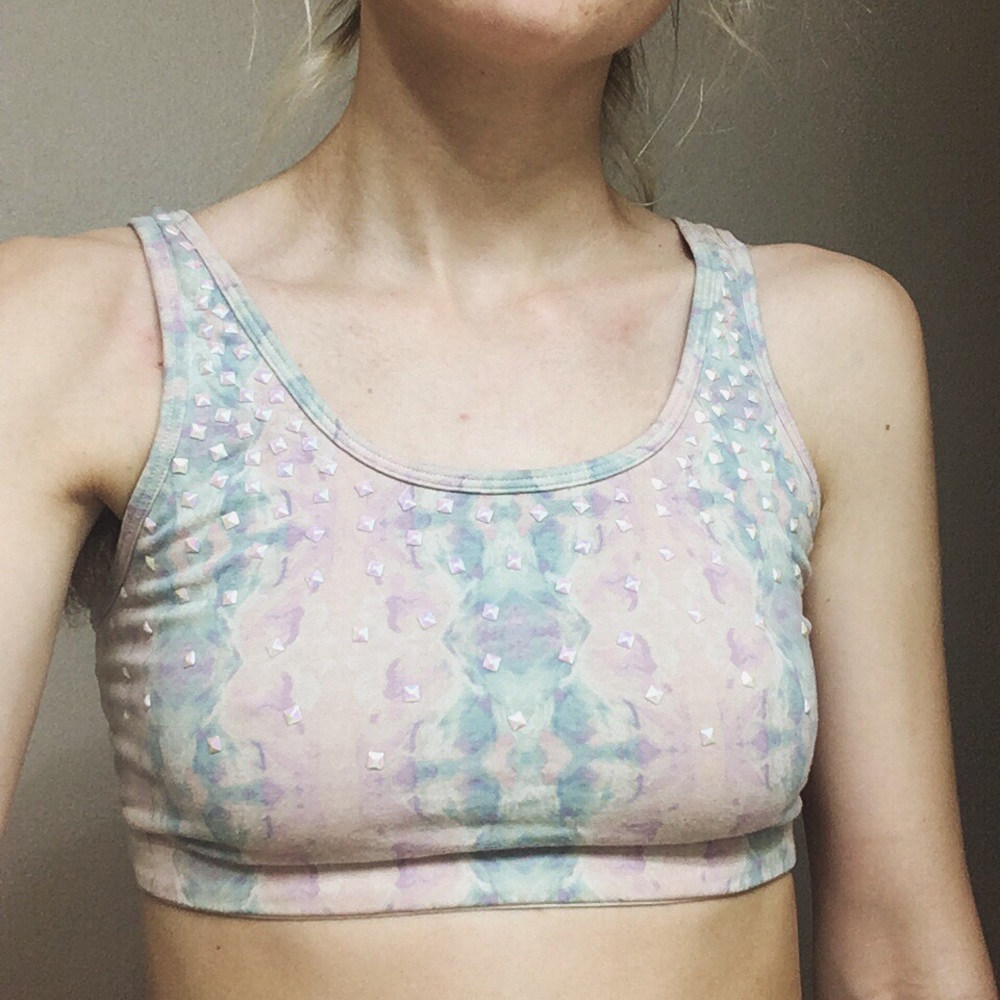 VS PINK pastel sports bra